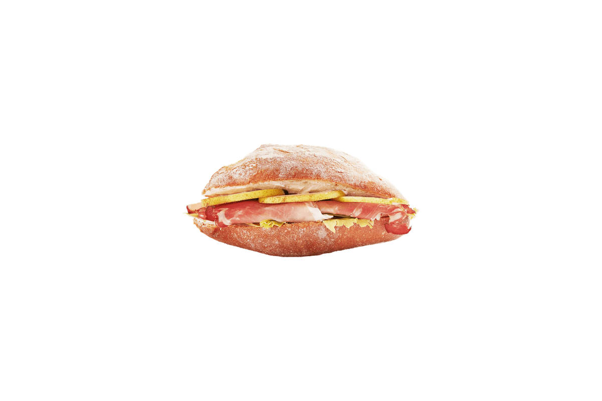 Kanapka z Gruszką i Szynką